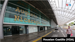 El aeropuerto de Managua, Nicaragua. (Foto de Houston Castillo, VOA)