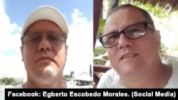 El activista y ex preso político Egberto Escobedo Morales.
