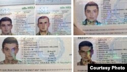 Pasaportes de ciudadanos sirios con pasaportes griegos robados