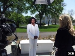 Berta Soler en la Casa Blanca