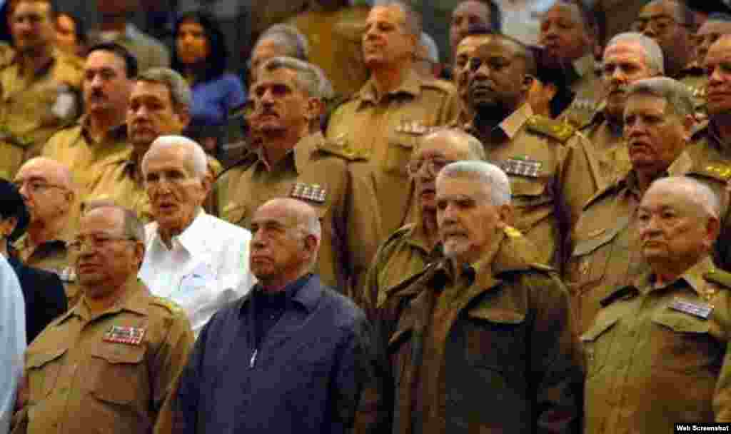 Cúpula del poder político militar cubano