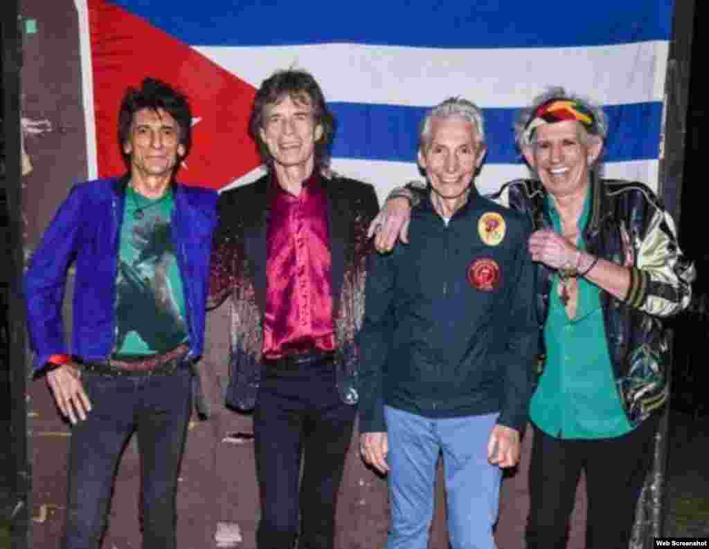 Los Rolling Stones en La Habana.