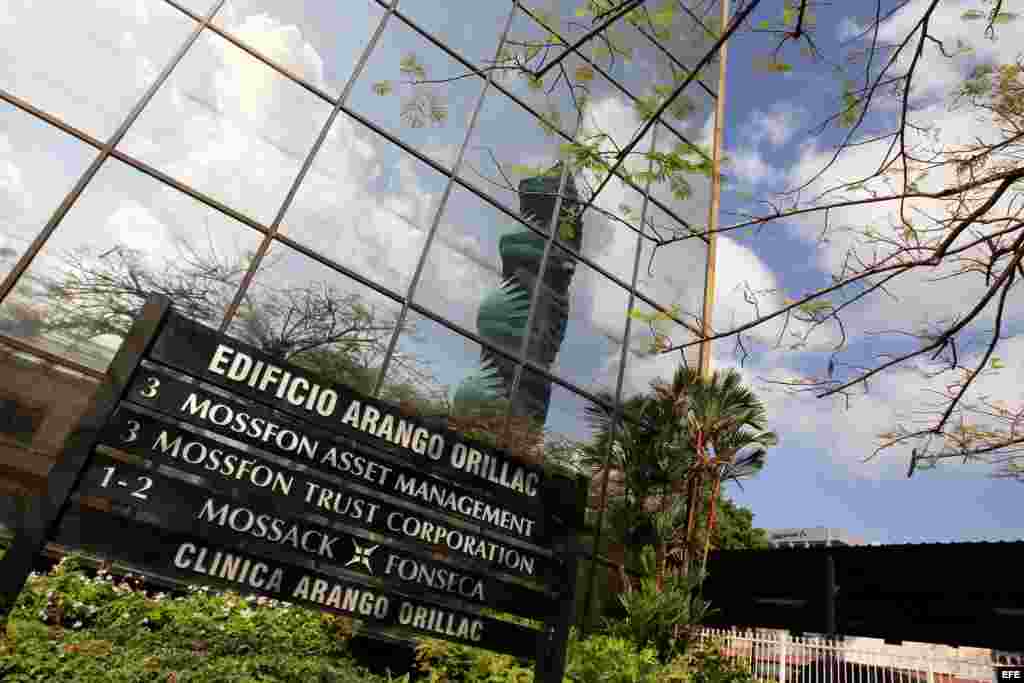 Vista general de la sede de la firma de abogados Mossack Fonseca hoy, lunes 4 de abril de 2016, en la ciudad de Panamá (Panamá).