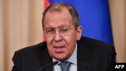 El ministro de Relaciones Exteriores ruso, Sergei Lavrov. 