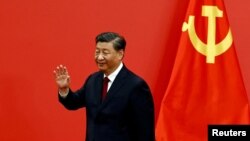 El presidente de China, Xi Jinping, el 23 de octubre de 2022 tras el XX Congreso del Partido Comunista. (Reuters/Tingshu Wang).