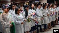 Doctores cubanos del programa Mais Médicos en Brasil (Foto: Archivo).