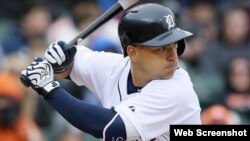 José Iglesias, torpedero de los Tigres de Detroit.