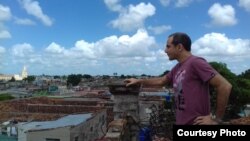 Henry Constantin en Camagüey (Foto tomada de Facebook).