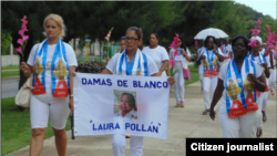 Damas de Blanco Marcha domingo 12 Habana foto Angel Moya