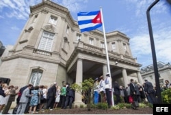 Reapertura de la Embajada de Cuba en Washington, julio 20,2015