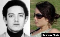 El terrorista chileno Juan Gutiérrez Fischmann y su hija Gabriela, nieta de Raúl Castro (foto Cuba al Descubierto)