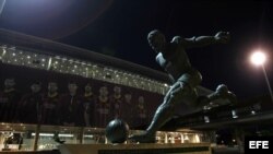 Vista del Camp Nou, estadio del equipo de Barcelona.