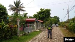 Lugar donde fueron interceptados los migrantes cubanos y ecuatorianos. (Foto: Twitter Ministerio Público de Panamá)