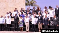 Foto de familia de la 6ta Cumbre de las Américas en Cartagena 2012 ¿Estará Raúl Castro en la de Panamá 2015?