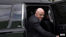 El presidente de la Federación Internacional de Fútbol (FIFA), Gianni Infantino.