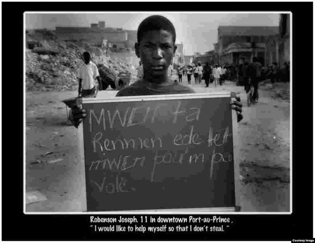 &quot;Quiero ayudarme a mi mismo para no tener que robar&quot;.&nbsp; Foto Roberto Koltún cortesía de The Miami Herald.