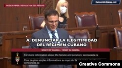 El senador del Partido Conservador de Canadá, Leo Housakos, el 24 de marzo de 2022.