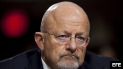 James Clapper, Director de Seguridad Nacional, en el Capitolio en Washington, DC 